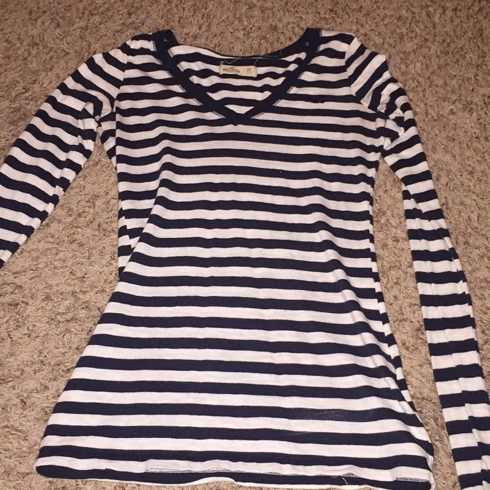 Hollister Striped Long Sleeve Tee